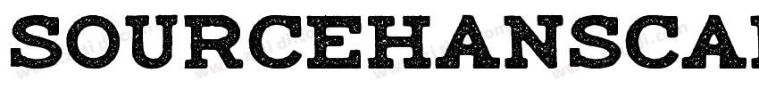 sourcehanscanscn bol字体转换